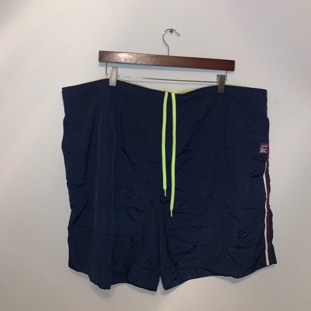 Chaps Ralph Lauren Blue & Yellow Swim Trunks